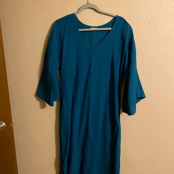100% Linen MIDI Dress - Picture 4 of 6